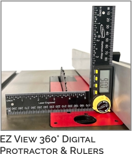 EZ View 360° DigitalProtractor & Rulers