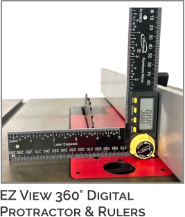 EZ View 360° DigitalProtractor & Rulers