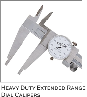 Heavy Duty Extended Range Dial Calipers