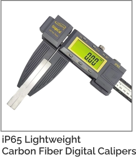 iP65 LightweightCarbon Fiber Digital Calipers