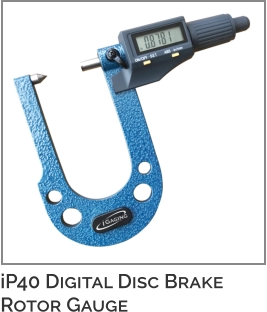iP40 Digital Disc BrakeRotor Gauge