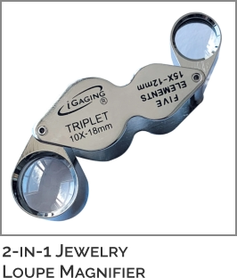 2-in-1 Jewelry Loupe Magnifier